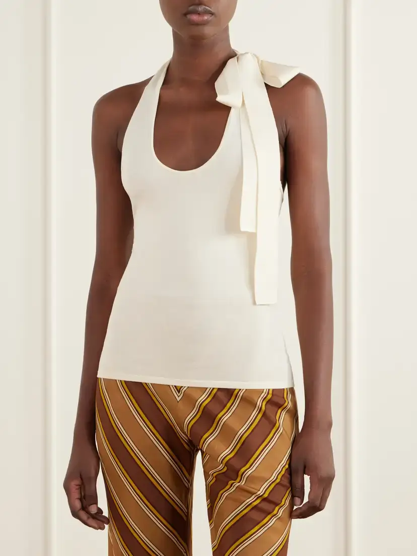 Zimmermann Fairlight Jersey Halterneck Top | Thumbnail 3 Zimmermann Fairlight Jersey Halterneck Top | Thumbnail 3