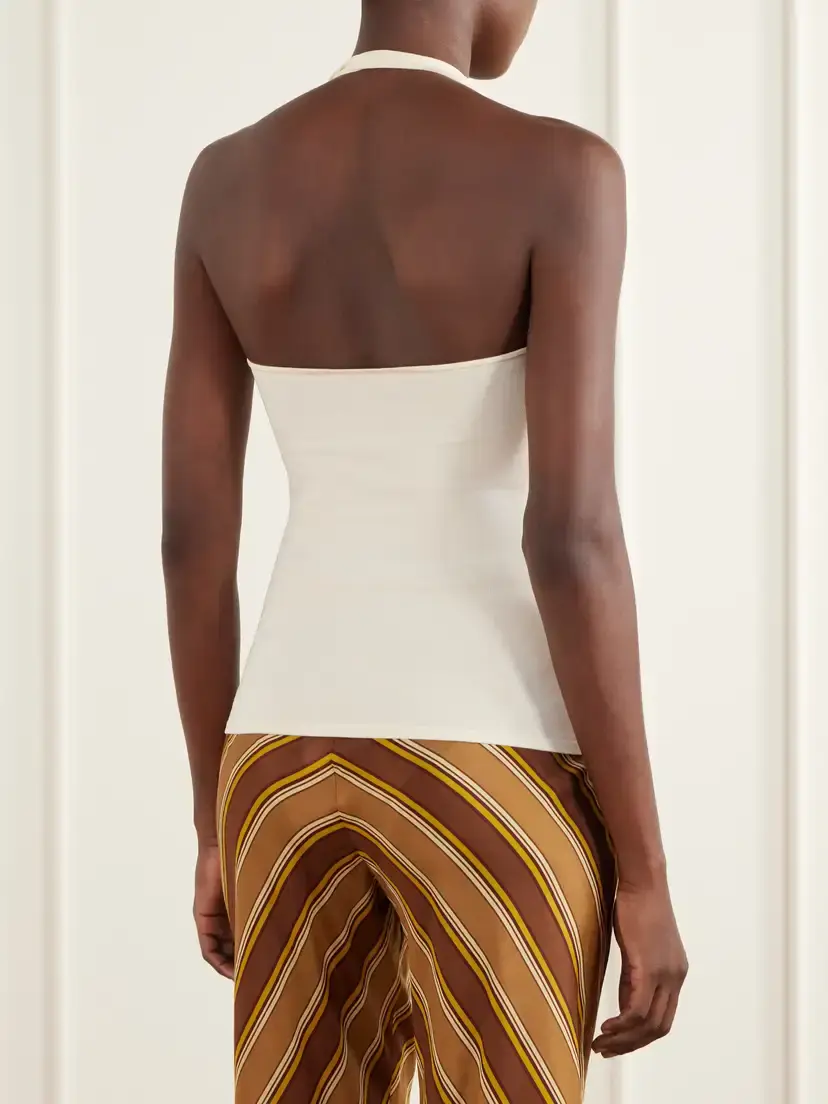 Zimmermann Fairlight Jersey Halterneck Top | Thumbnail 4 Zimmermann Fairlight Jersey Halterneck Top | Thumbnail 4