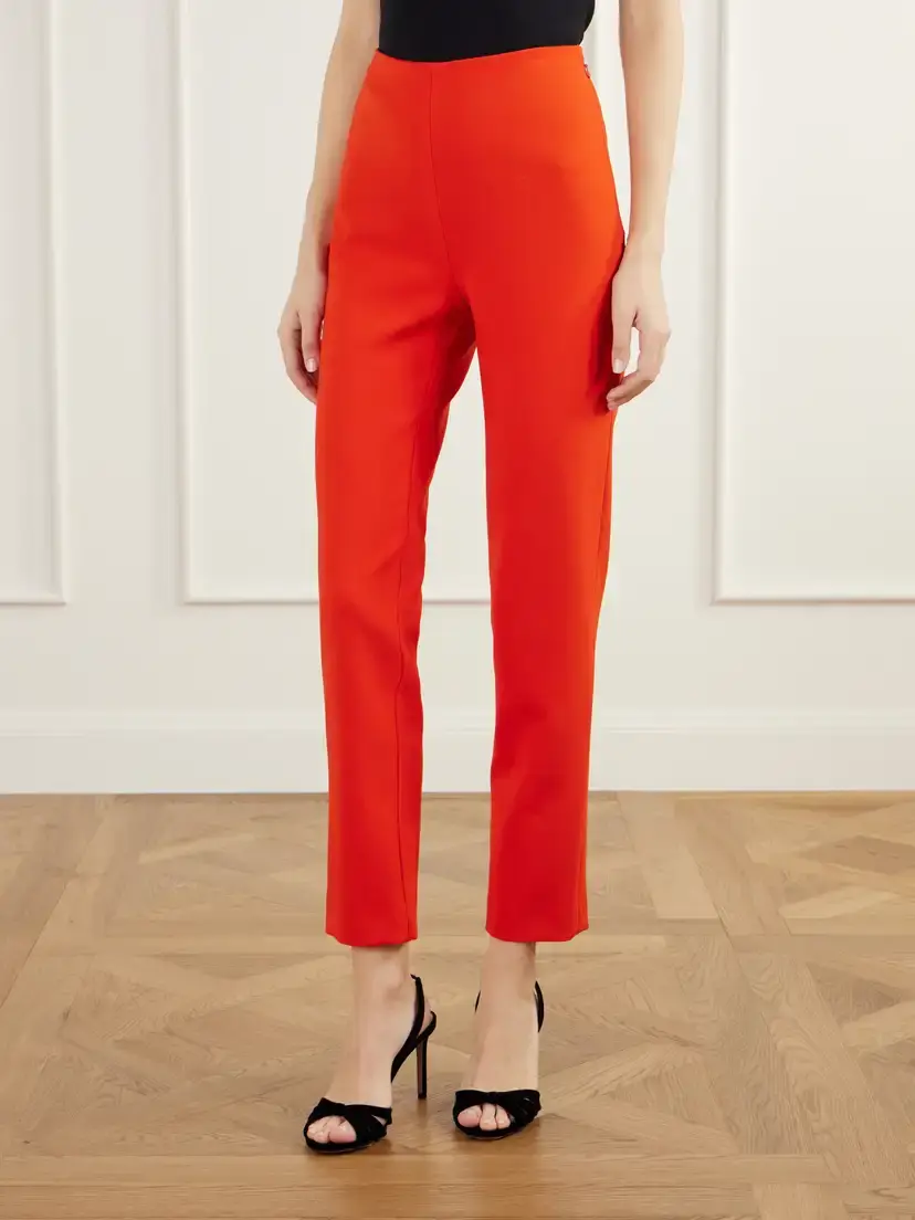 Carolina Herrera Stretch-wool Woven Slim-leg Pants | Thumbnail 3