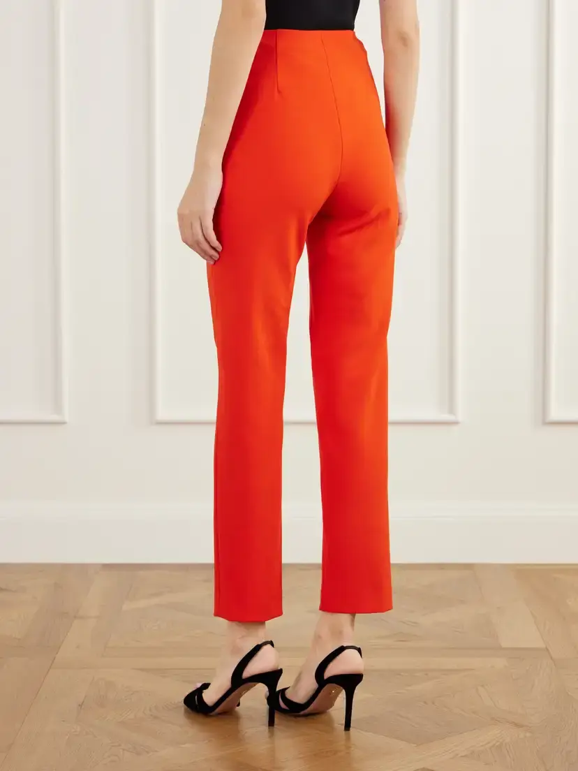 Carolina Herrera Stretch-wool Woven Slim-leg Pants | Thumbnail 4