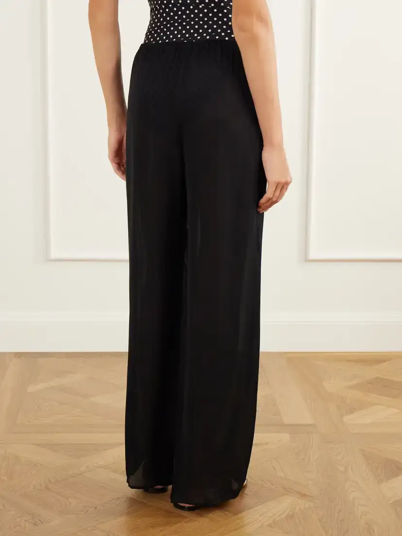 Nili Lotan Marlow Cotton-blend Chiffon Wide-leg Pants | Thumbnail 3 Nili Lotan Marlow Cotton-blend Chiffon Wide-leg Pants | Thumbnail 3