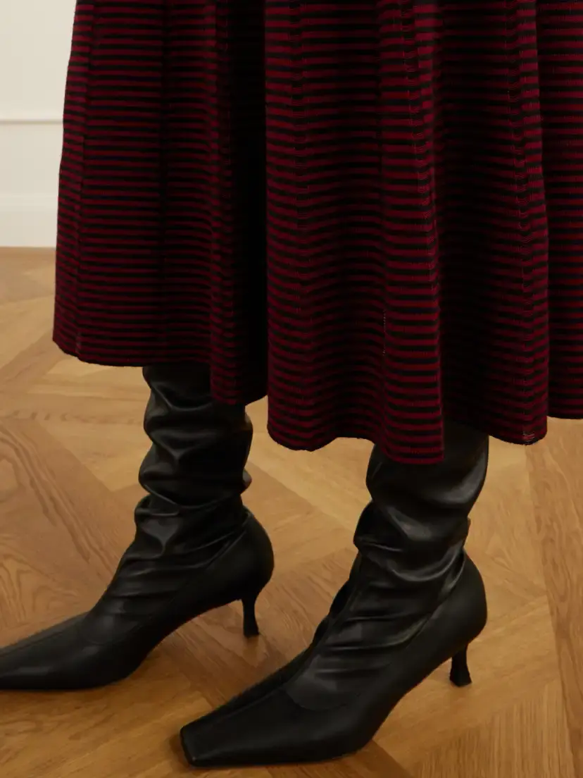 Proenza Schouler White Label Phyllis Striped Wool And Cotton-blend Maxi Skirt | Thumbnail 6 Proenza Schouler White Label Phyllis Striped Wool And Cotton-blend Maxi Skirt | Thumbnail 6