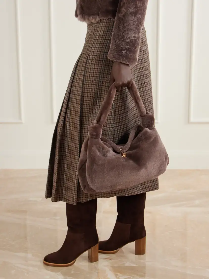 Gabriela Hearst Antonia Shearling Top-handle Bag | Thumbnail 2 Gabriela Hearst Antonia Shearling Top-handle Bag | Thumbnail 2