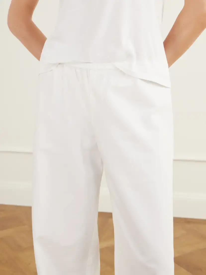 Nili Lotan Marlow Cotton-blend Poplin Wide-leg Pants | Thumbnail 5 Nili Lotan Marlow Cotton-blend Poplin Wide-leg Pants | Thumbnail 5