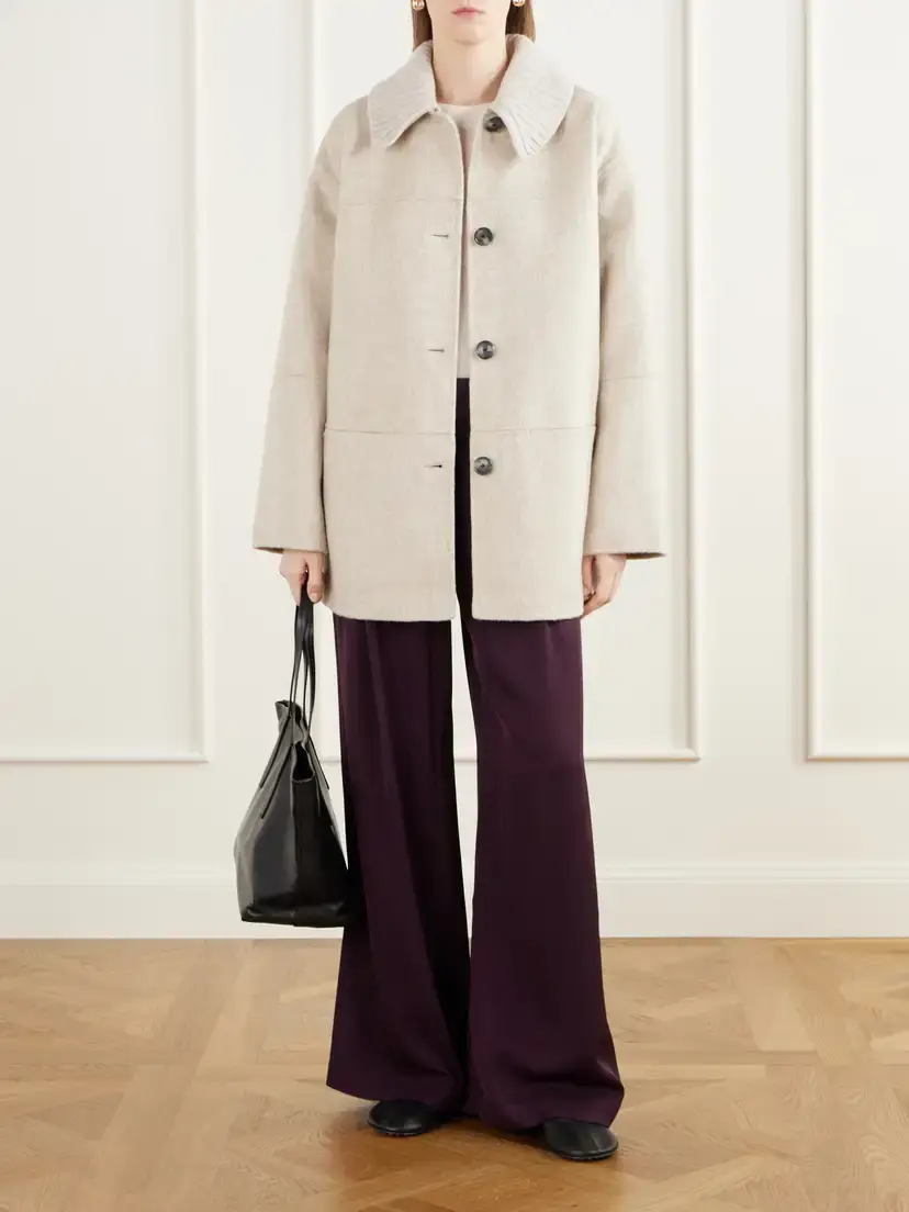 Proenza Schouler White Label Aria Twill Wide-leg Trousers | Thumbnail 2 Proenza Schouler White Label Aria Twill Wide-leg Trousers | Thumbnail 2