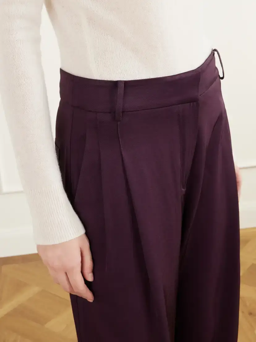 Proenza Schouler White Label Aria Twill Wide-leg Trousers | Thumbnail 5 Proenza Schouler White Label Aria Twill Wide-leg Trousers | Thumbnail 5