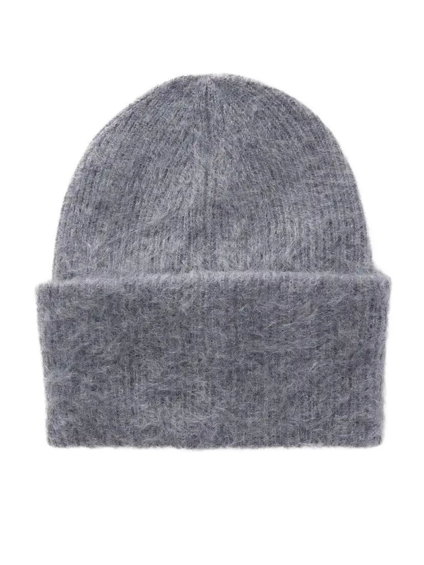 Lisa Yang Brushed Ribbed Cashmere Beanie