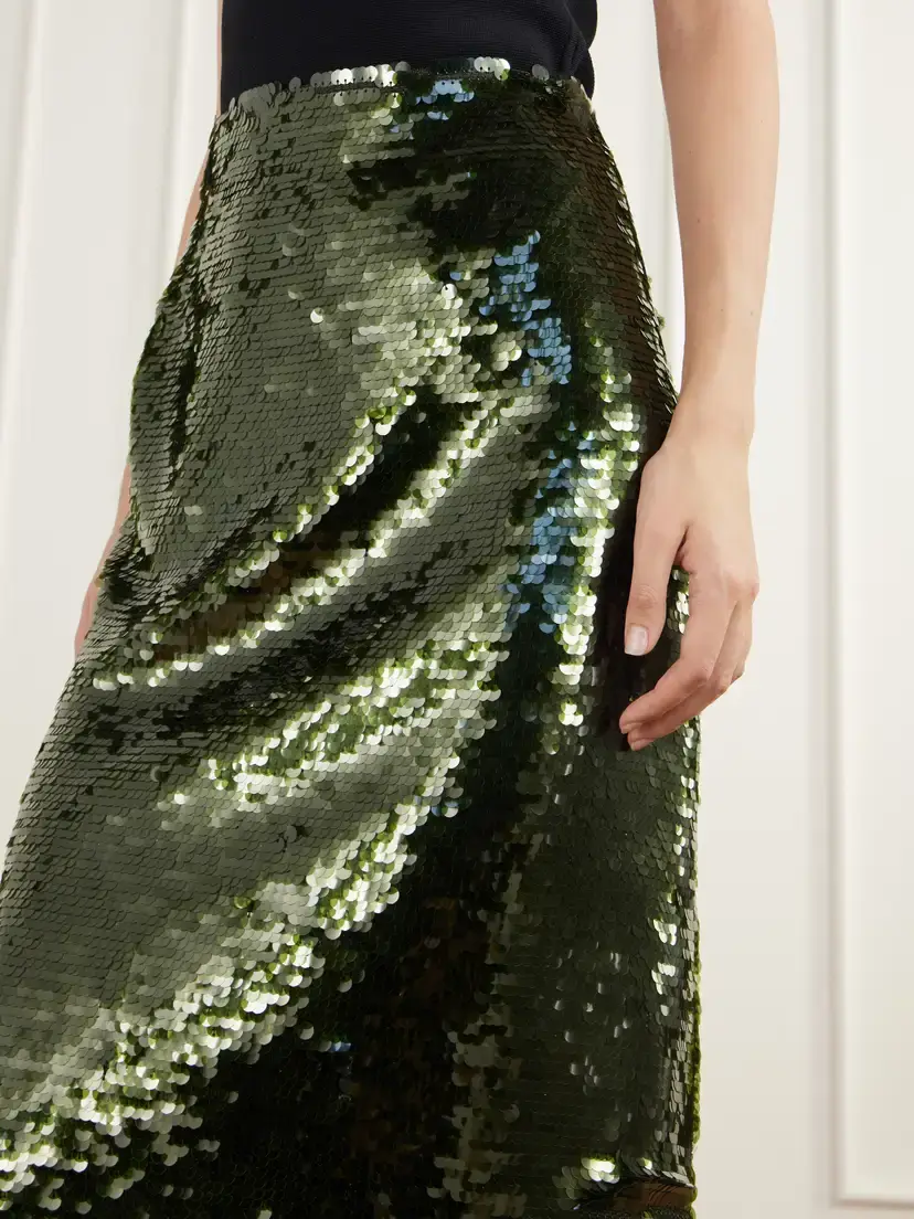 Carolina Herrera Sequined Knitted Knee-length Skirt | Thumbnail 5 Carolina Herrera Sequined Knitted Knee-length Skirt | Thumbnail 5