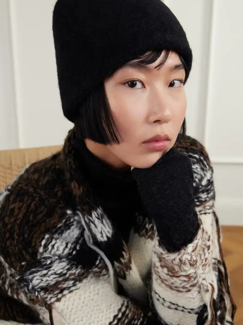 Lauren Manoogian Felted Alpaca-blend Bouclé Hat | Thumbnail 2 Lauren Manoogian Felted Alpaca-blend Bouclé Hat | Thumbnail 2