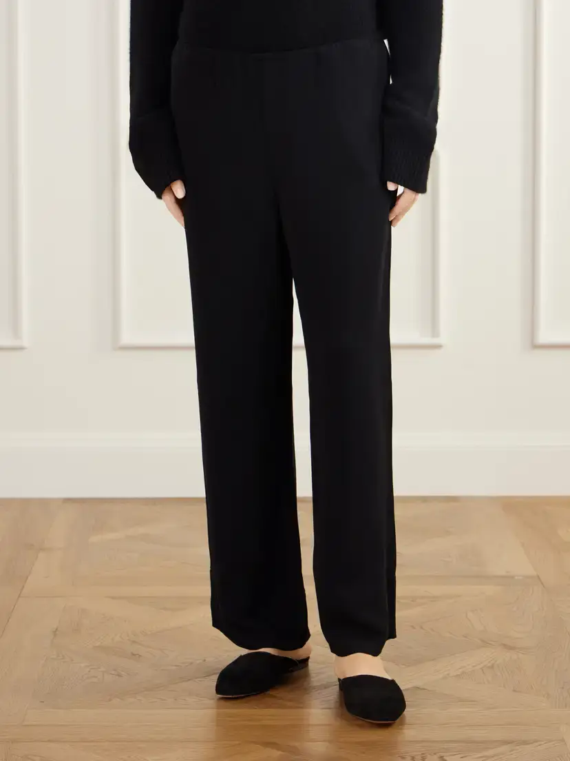 TOTEME Lounge Cady Straight-leg Pants | Thumbnail 3 TOTEME Lounge Cady Straight-leg Pants | Thumbnail 3