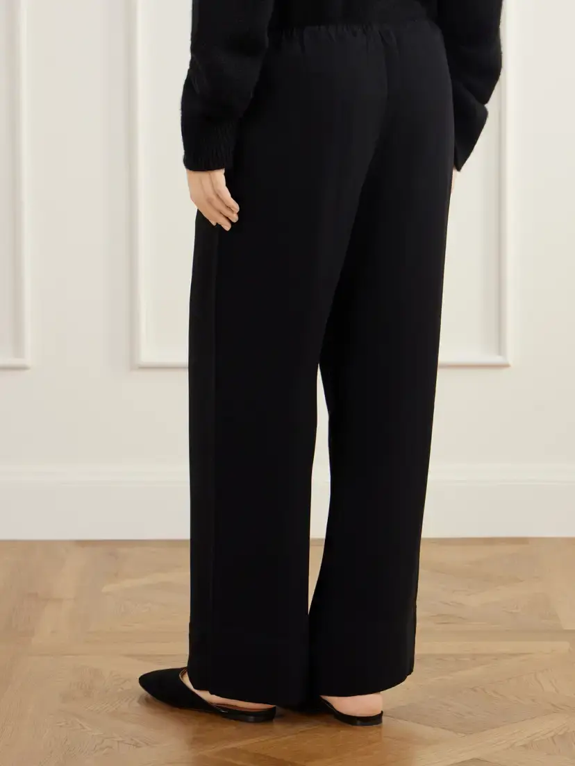 TOTEME Lounge Cady Straight-leg Pants | Thumbnail 4 TOTEME Lounge Cady Straight-leg Pants | Thumbnail 4