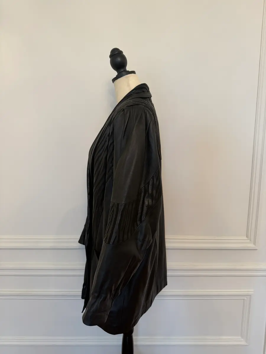 Jen Wonders Studio Leather Coat Zebra | Thumbnail 8 Jen Wonders Studio Leather Coat Zebra | Thumbnail 8
