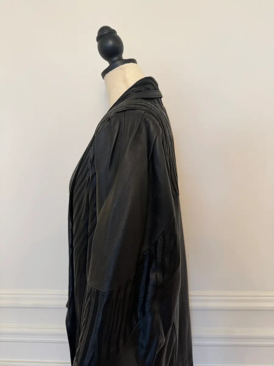 Jen Wonders Studio Leather Coat Zebra | Thumbnail 9 Jen Wonders Studio Leather Coat Zebra | Thumbnail 9