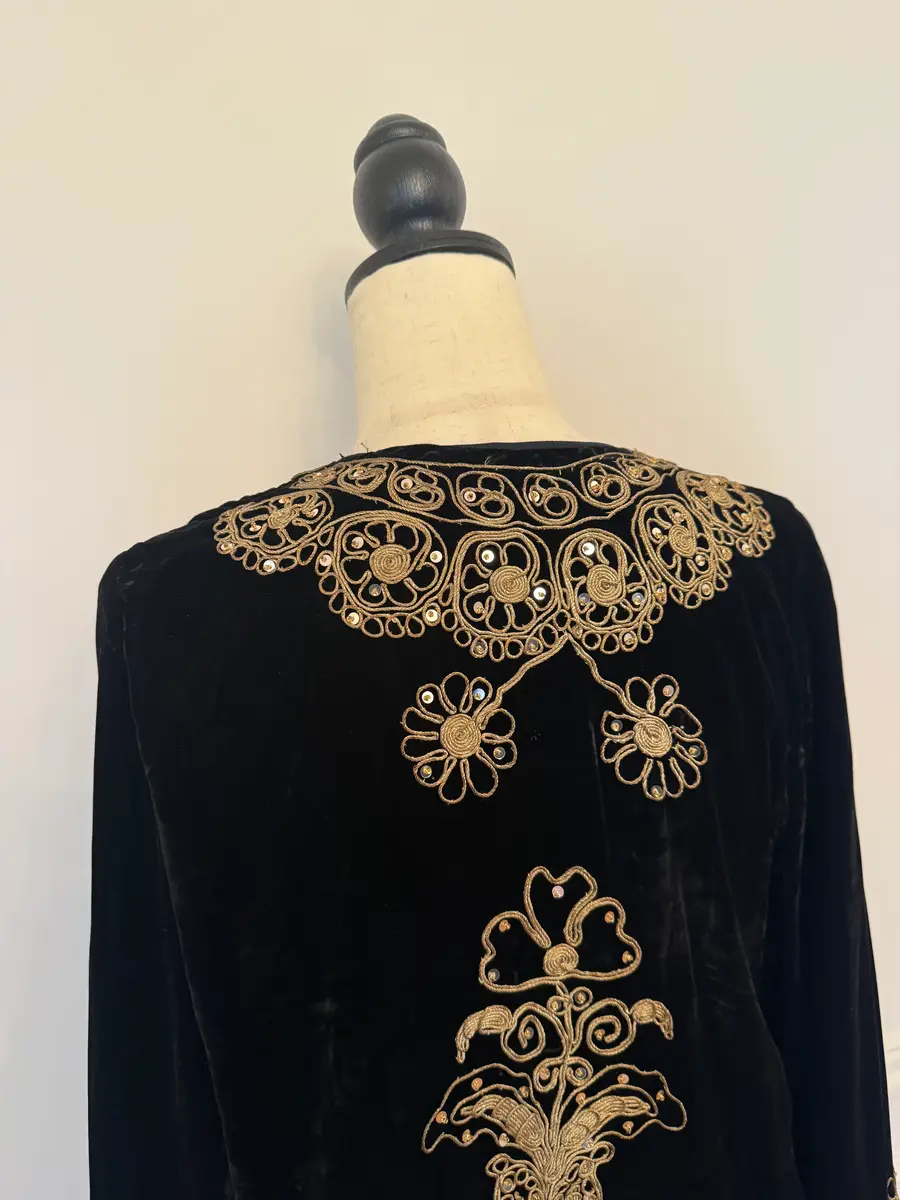 Jen Wonders Studio Velvet Embroidered Jacket | Thumbnail 10 Jen Wonders Studio Velvet Embroidered Jacket | Thumbnail 10