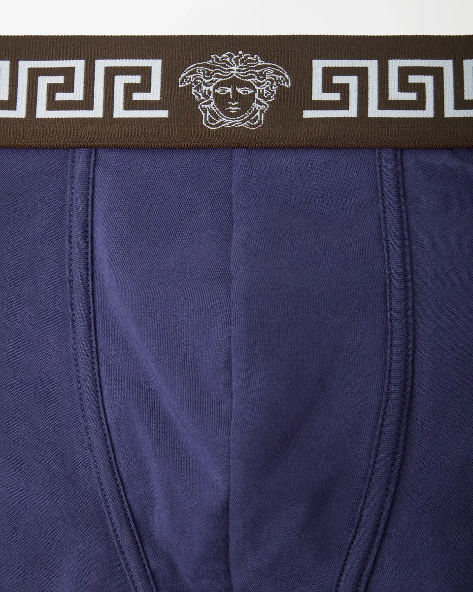 Versace Cotton-Jersey Long Trunks | Thumbnail 2