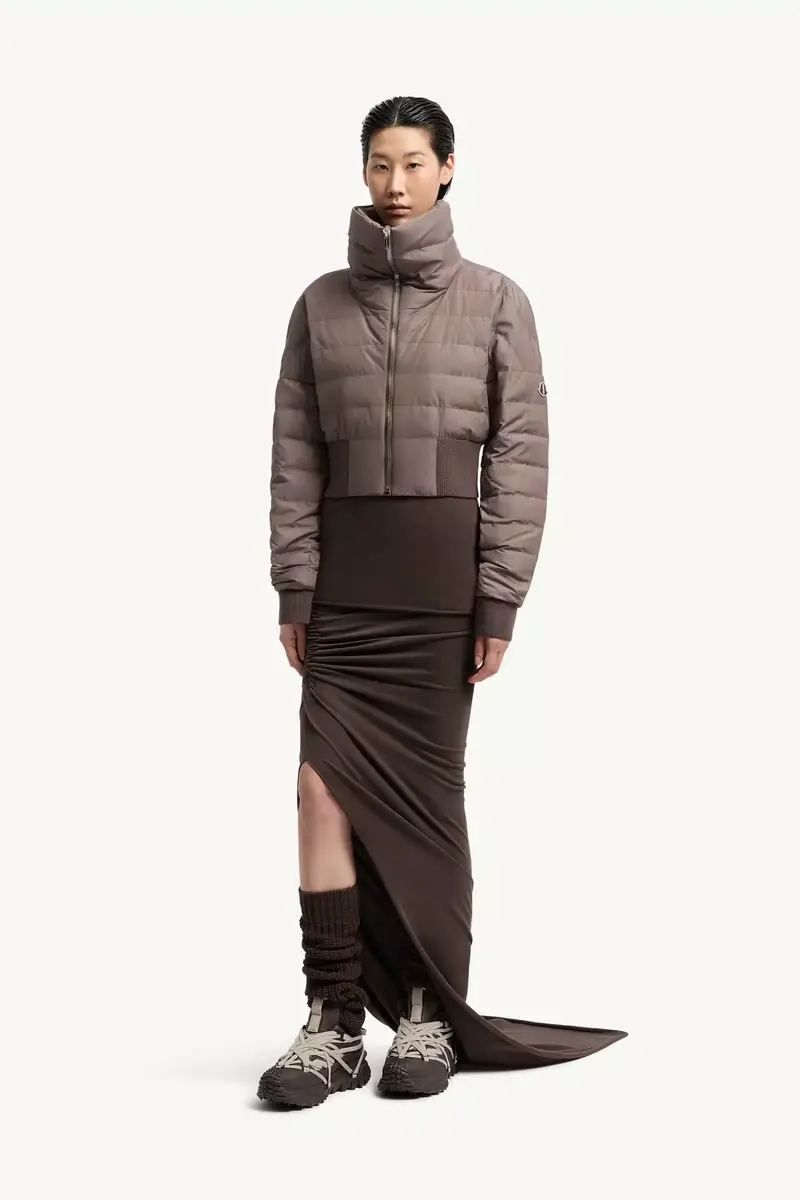 Moncler + Rick Owens Cropped Down Jacket | Thumbnail 3 Moncler + Rick Owens Cropped Down Jacket | Thumbnail 3