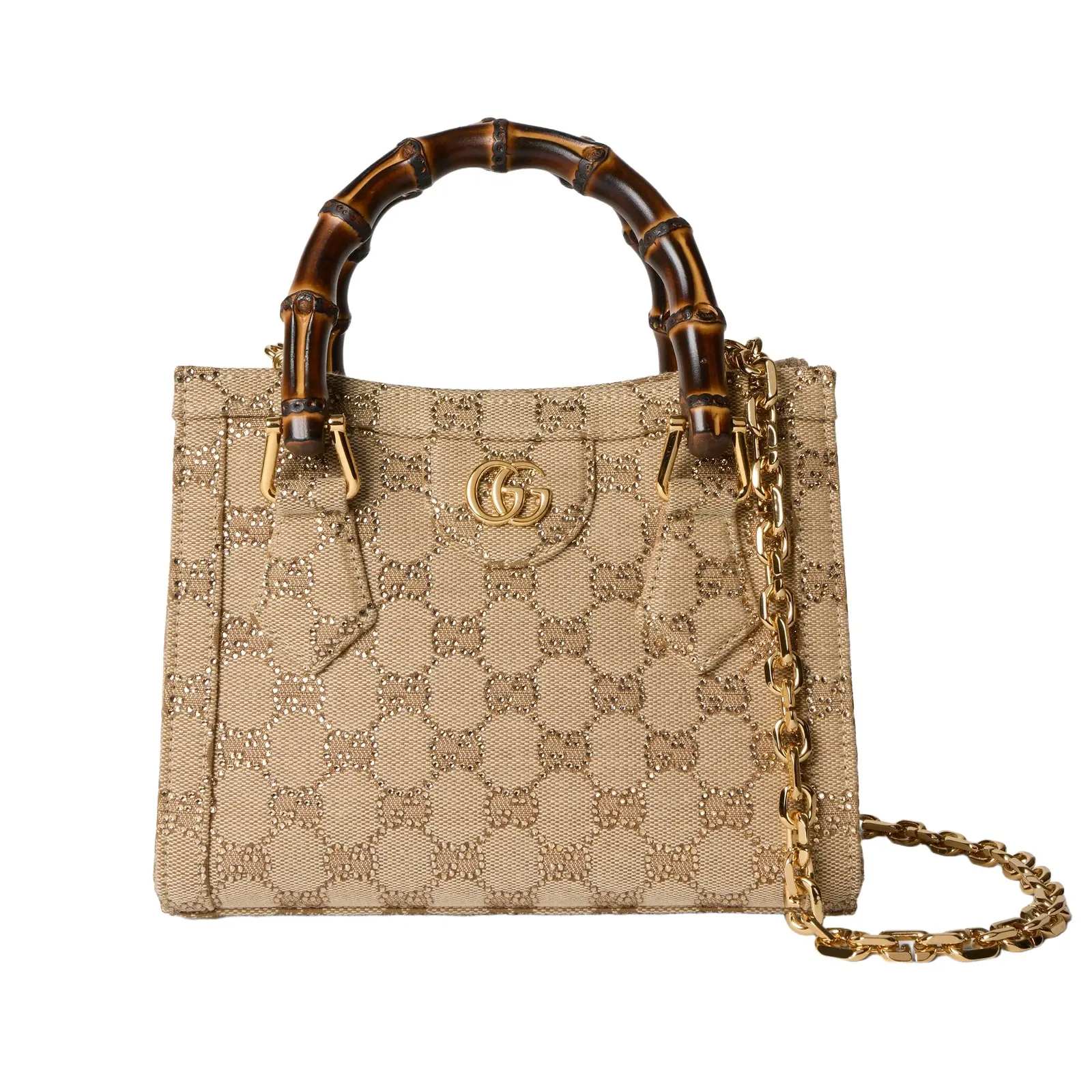 Gucci Diana Crystal Small Tote Bag