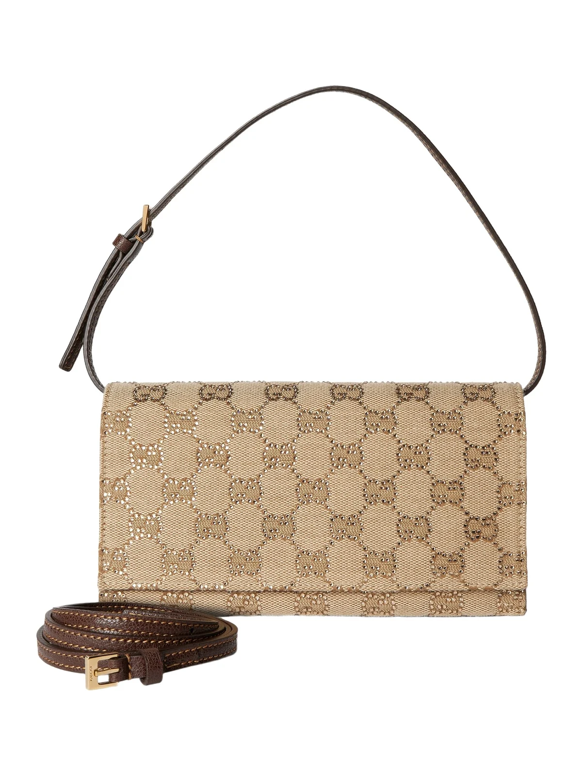 Crystal Small Pouch With Strap Crystal Small Pouch With Strap