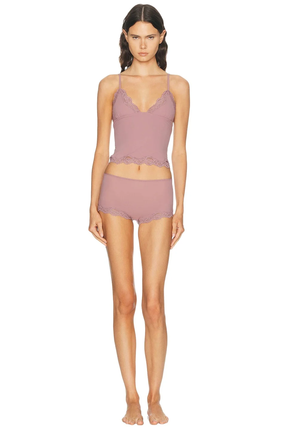 Fits Everybody Lace Triangle Cami & Boyshort Set Fits Everybody Lace Triangle Cami & Boyshort Set