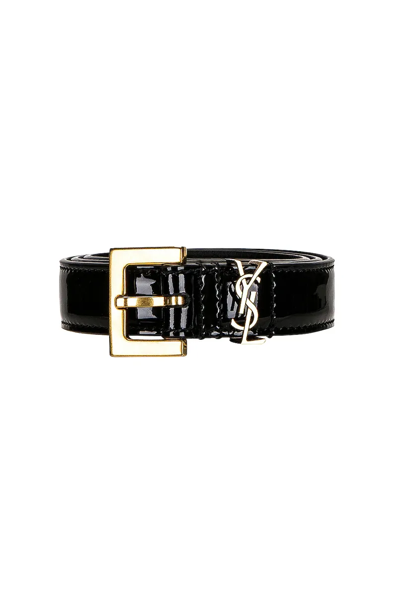 Saint Laurent YSL Patent Belt | Thumbnail 3