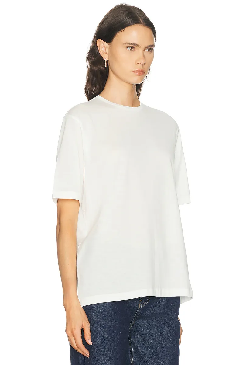 The Frankie Shop Harper Soft Organic T-Shirt | Thumbnail 2 The Frankie Shop Harper Soft Organic T-Shirt | Thumbnail 2