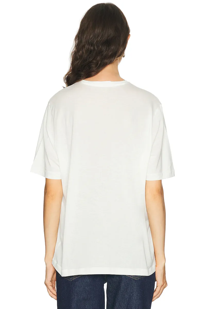 The Frankie Shop Harper Soft Organic T-Shirt | Thumbnail 3 The Frankie Shop Harper Soft Organic T-Shirt | Thumbnail 3