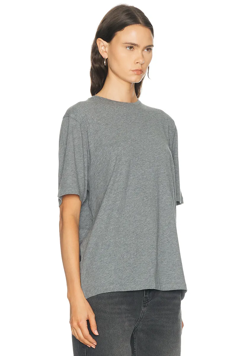 The Frankie Shop Harper Soft Organic T-Shirt | Thumbnail 2 The Frankie Shop Harper Soft Organic T-Shirt | Thumbnail 2
