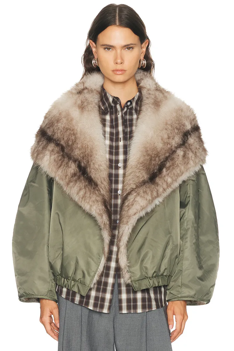 The Frankie Shop Vera Faux Reversible Short Coat | Thumbnail 2 The Frankie Shop Vera Faux Reversible Short Coat | Thumbnail 2