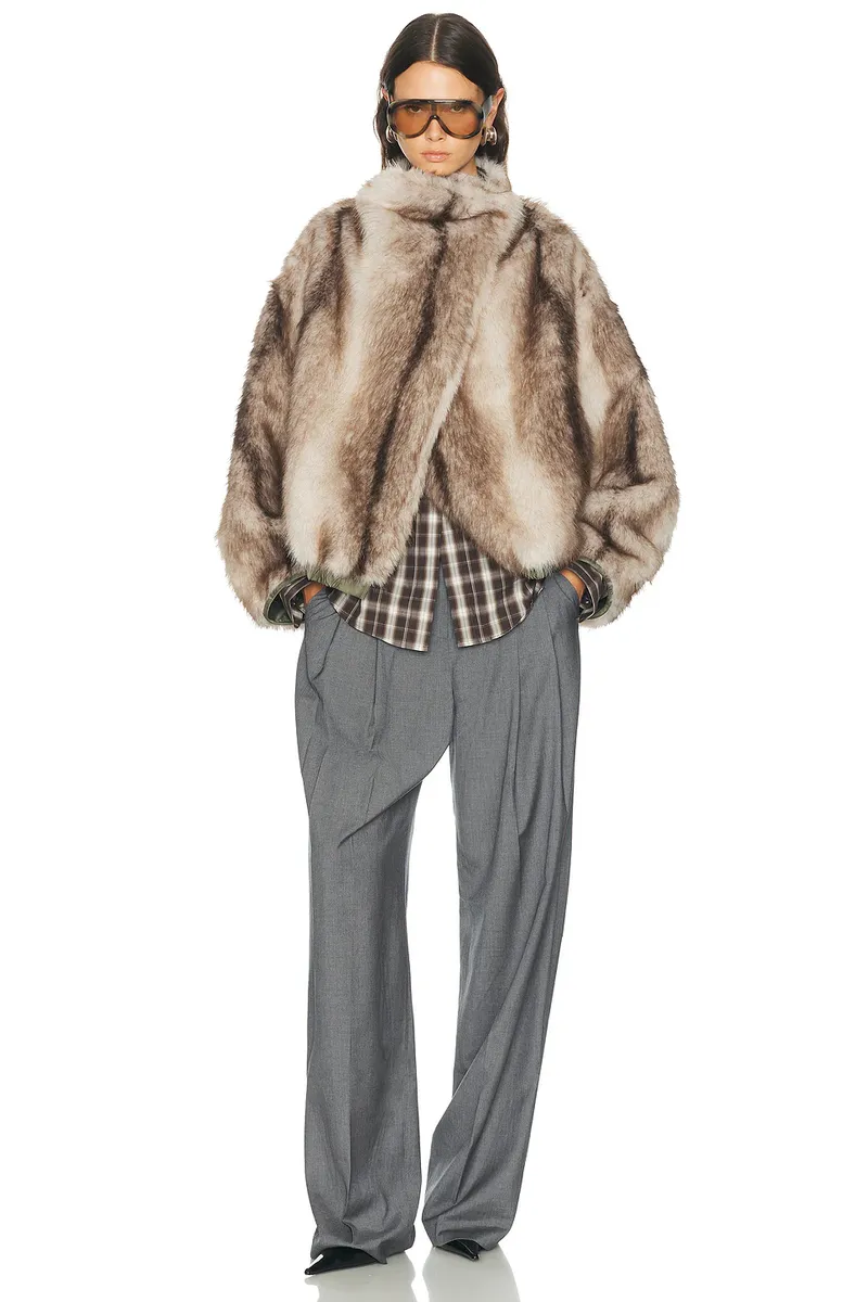The Frankie Shop Vera Faux Reversible Short Coat | Thumbnail 5 The Frankie Shop Vera Faux Reversible Short Coat | Thumbnail 5