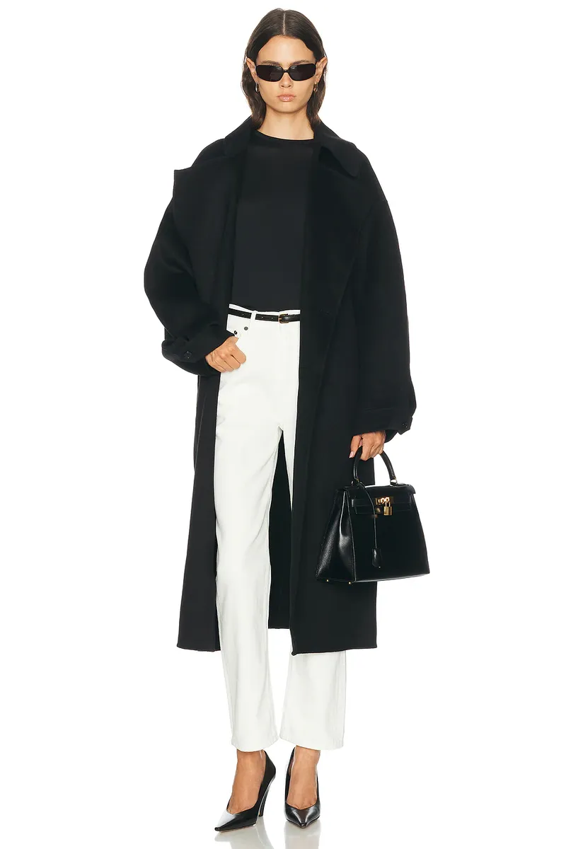 The Frankie Shop Issen Wool Trench Coat | Thumbnail 2