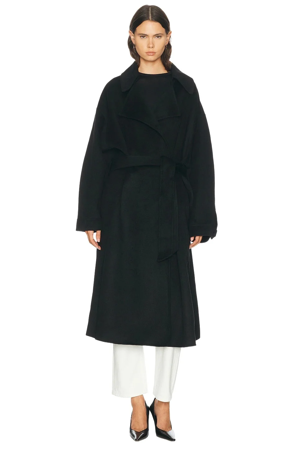 The Frankie Shop Issen Wool Trench Coat