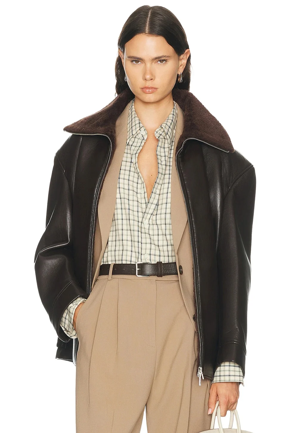 The Frankie Shop Mountain Faux Leather Jacket