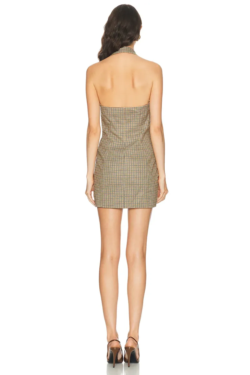 SANS FAFF Check Juniper Mini Dress | Thumbnail 3 SANS FAFF Check Juniper Mini Dress | Thumbnail 3