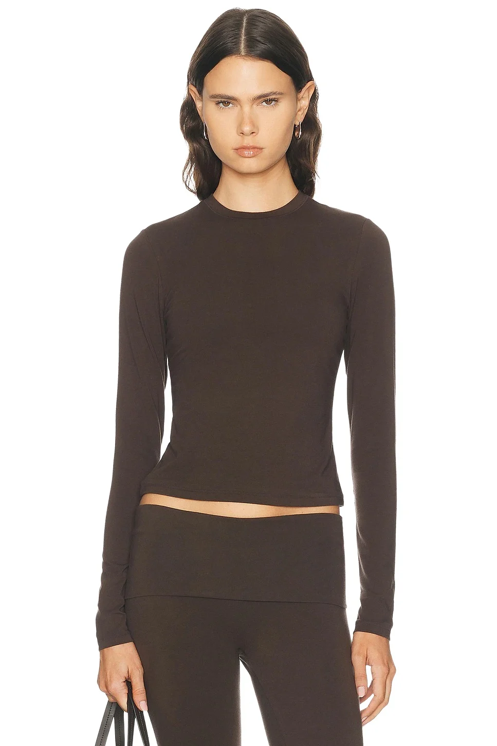 Skims Cotton Jersey Long Sleeve T-Shirt