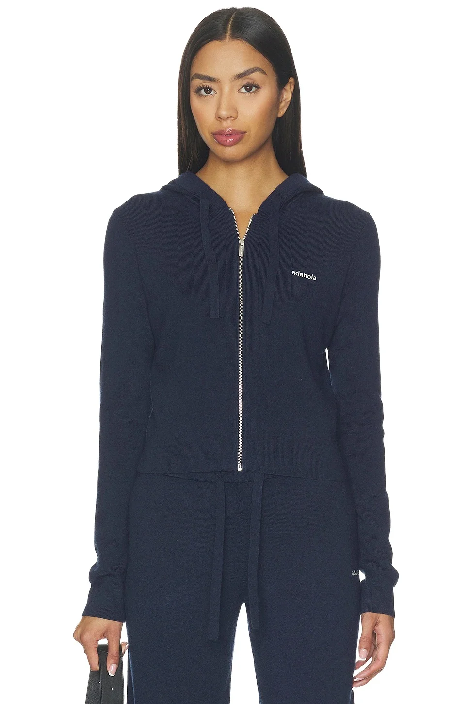 Knit Zip Up Hoodie