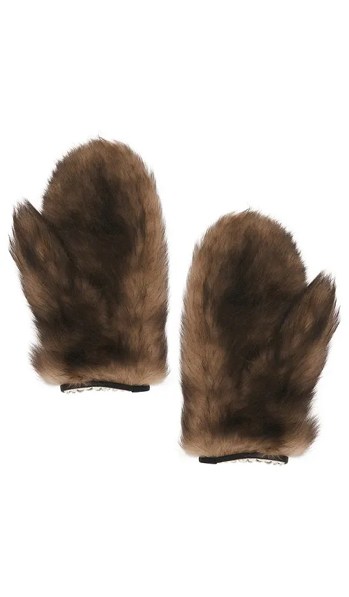 Magda Butrym Fur Gloves | Thumbnail 2 Magda Butrym Fur Gloves | Thumbnail 2