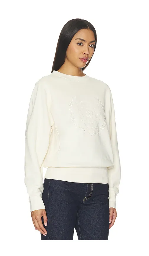 Anine Bing Harry Shrunken Signet Sweatshirt | Thumbnail 2 Anine Bing Harry Shrunken Signet Sweatshirt | Thumbnail 2