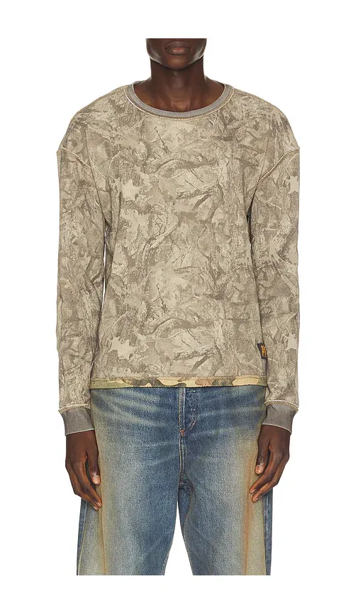 ONE OF THESE DAYS Reversible Woodland Camo Thermal | Thumbnail 2