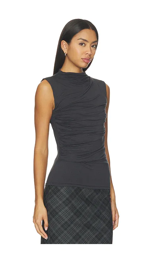 ENZA COSTA Fluid Viscose Jersey Sleeveless Twist Top | Thumbnail 2 ENZA COSTA Fluid Viscose Jersey Sleeveless Twist Top | Thumbnail 2