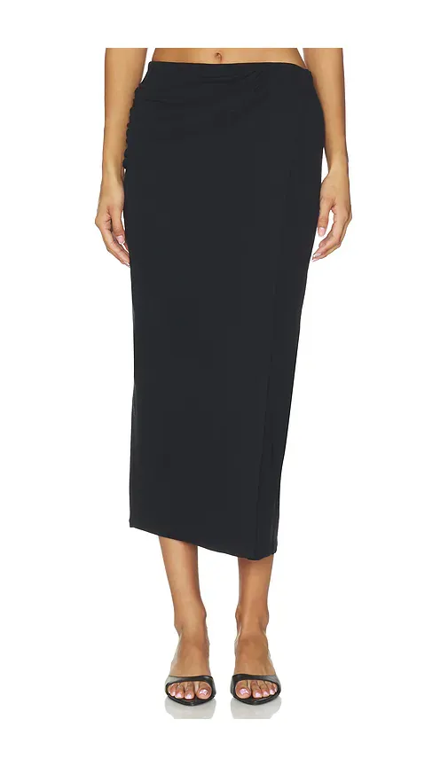 Vince Waist Draped Midi Skirt | Thumbnail 2 Vince Waist Draped Midi Skirt | Thumbnail 2