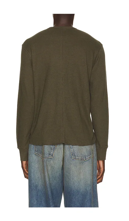 SUNFLOWER Wool Waffle Long Sleeve Tee | Thumbnail 2