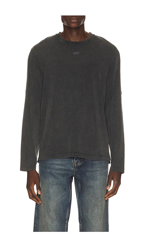Off-White Swimming Face Overlap Long Sleeve Tee | Thumbnail 2 Off-White Swimming Face Overlap Long Sleeve Tee | Thumbnail 2