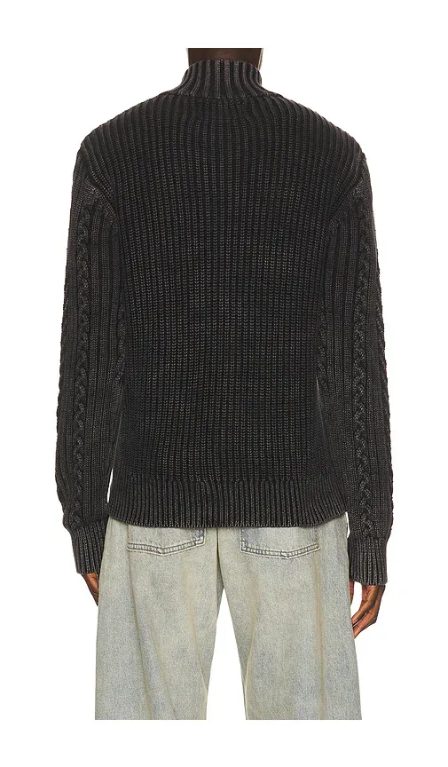 SCHOTT Cable Knit Fishermans Sweater | Thumbnail 2 SCHOTT Cable Knit Fishermans Sweater | Thumbnail 2