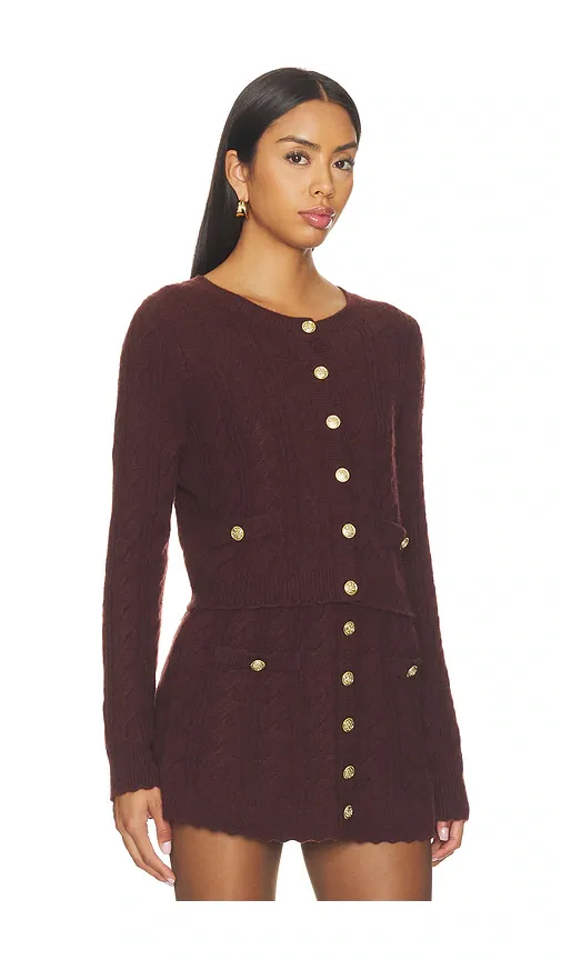 LoveShackFancy Eugenie Cardigan | Thumbnail 2 LoveShackFancy Eugenie Cardigan | Thumbnail 2