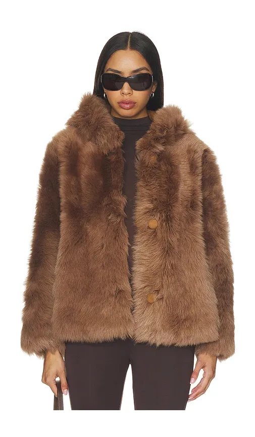 Proenza Schouler White Label Michelle Hooded Shearling Jacket | Thumbnail 2