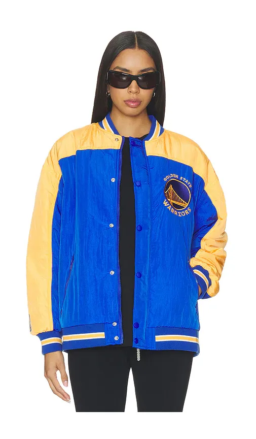 Terez Golden State Warriors Bomber Jacket | Thumbnail 2 Terez Golden State Warriors Bomber Jacket | Thumbnail 2