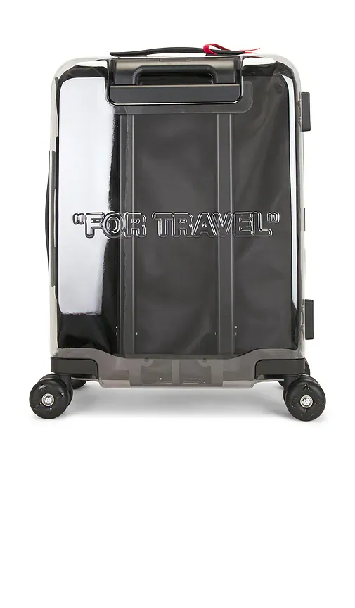 Off-White Quote Arrow Trolley Luggage + Stickers | Thumbnail 2