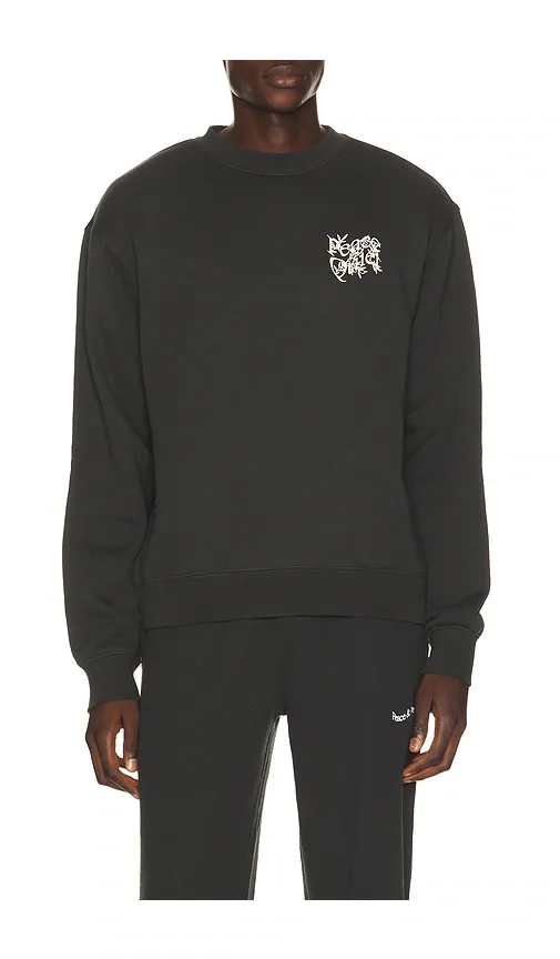 Museum of Peace and Quiet Warped Crewneck Sweatshirt | Thumbnail 2