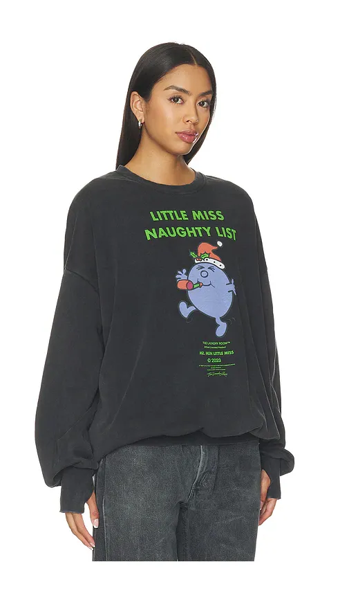 The Laundry Room Little Miss Naughty List Jump Jumper Sweatshirt | Thumbnail 2