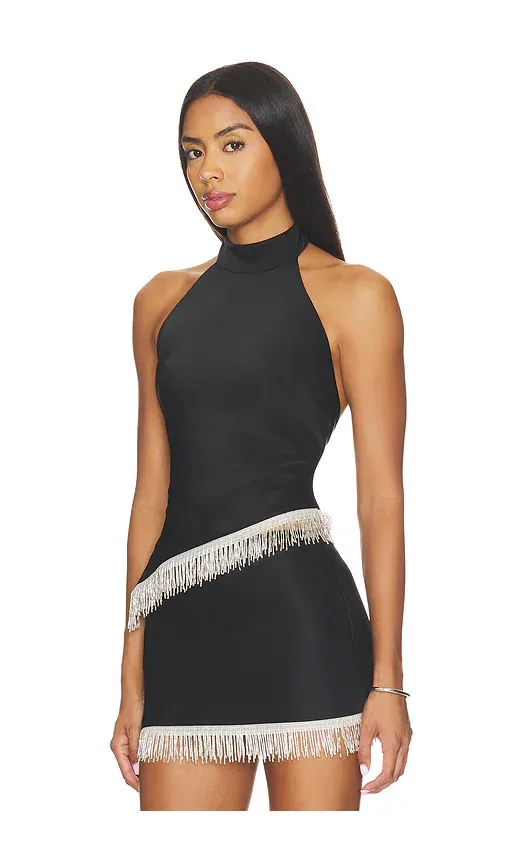 Runaway The Label Valia Halter Asymmetrical Hem Top | Thumbnail 2